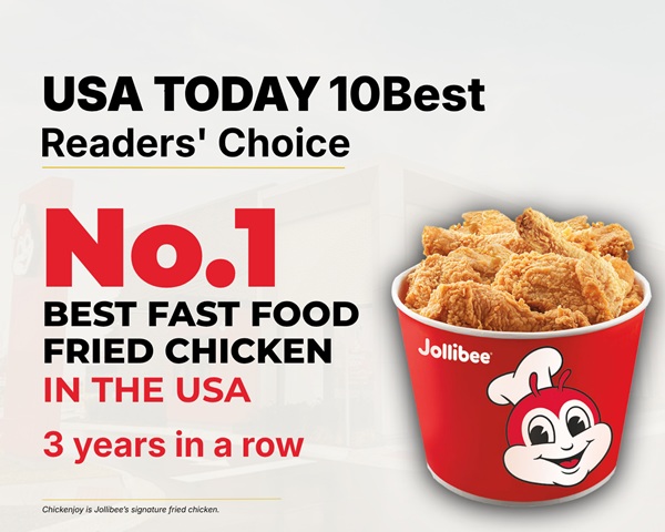 Jollibee is Voted USA TODAY’s No. 1 Best Fast Food Fried Chicken for Third Straight Year thumbnail