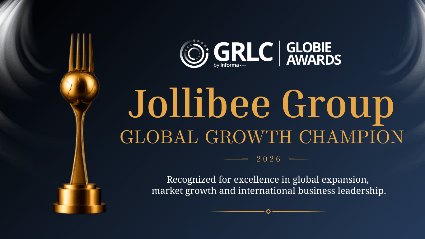 Jollibee Group Named Global Growth Champion at Global Restaurant Leadership Conference’s Globie Awards thumbnail